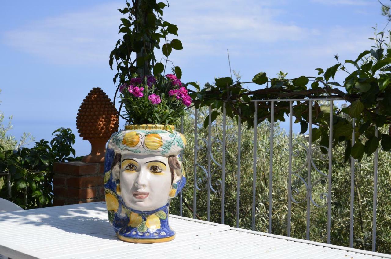 Casa Il Faro Villa Con Piscina كاستلمولا المظهر الخارجي الصورة